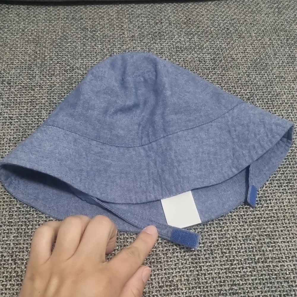 OLD NAVY Kids Chambray Bucket Hat Blue Size Large